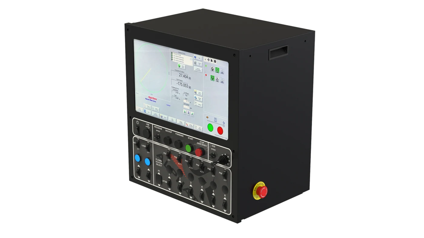 Alpha Tek Edge CNC controller, front view
